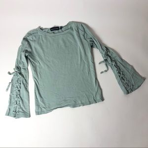 525 America Embellished Sleeve Sweater